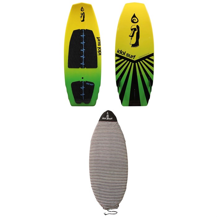 Idol Surf - Shovel Wakesurf Board + Wakesurf Board Sock 2019