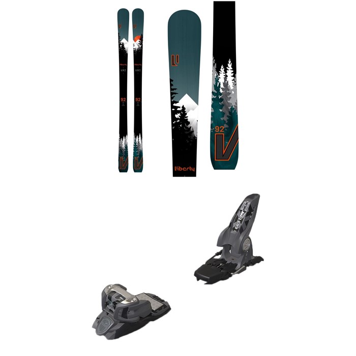 Liberty - V92 Skis - 2019 + Marker Griffon Ski Bindings 2016