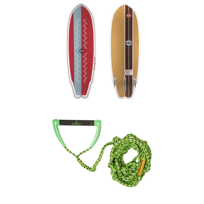 Connelly - Big Easy Wakesurf Boards + Proline x evo LGS Surf Handle w/ 25 ft Air Line 2019