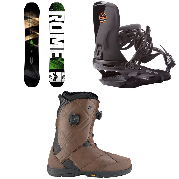 Rome - Mod Snowboard 2018 + Targa Snowboard Bindings 2017 + K2 Maysis Snowboard Boots 2019
