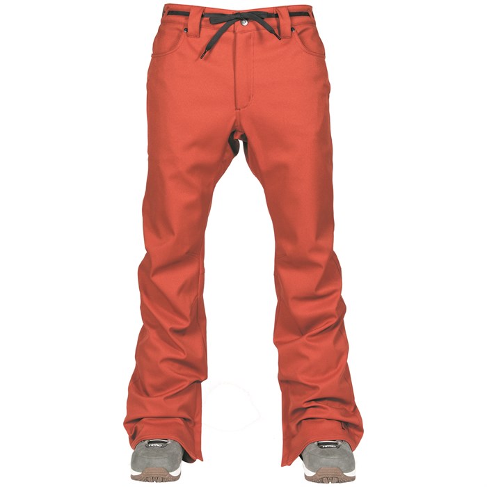 skinny twill trousers