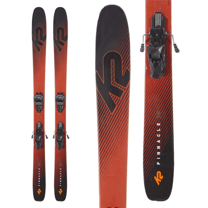 K2 Pinnacle 105 Ti Skis + Tyrolia Attack² 13 AT Demo Bindings 2019