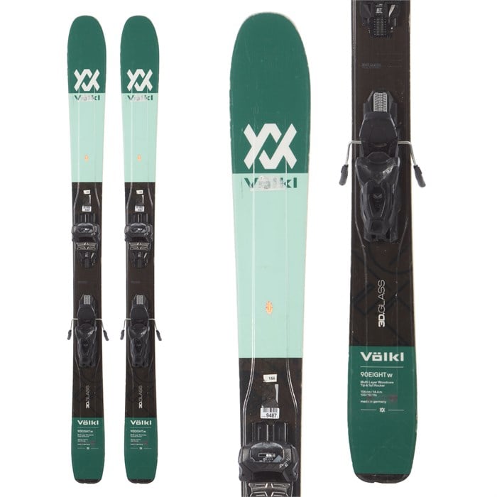 Volkl 90Eight Skis + Tyrolia Attack 11 AT Bindings - Women's 2018 ...