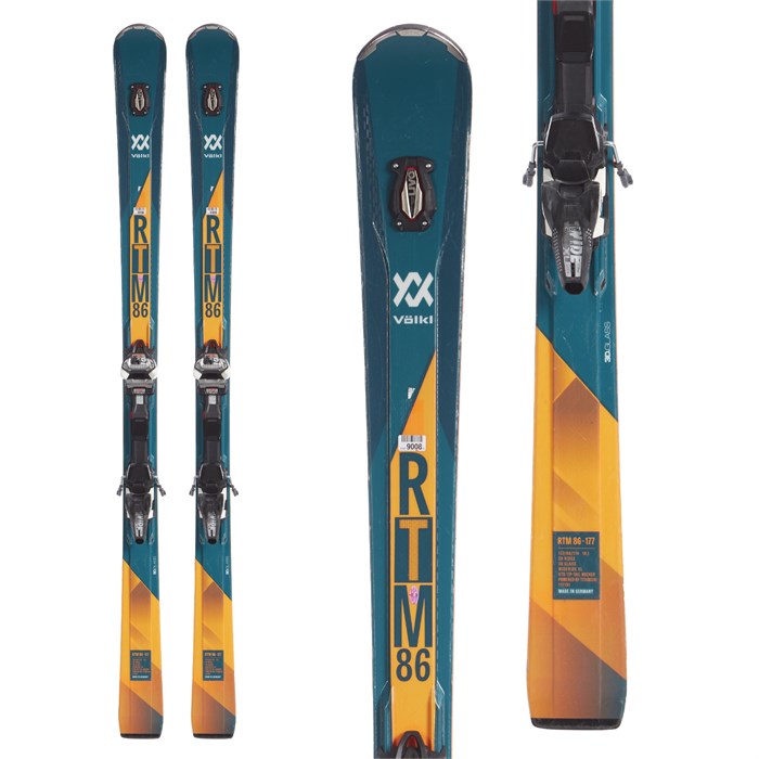 Volkl RTM 86 Skis + iPT WideRide XL 14 FR GW Bindings 2018 - Used | evo