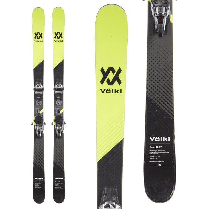 Völkl Revolt 87 Skis + Marker Griffon 13 TCX Demo Bindings 2019 - Used