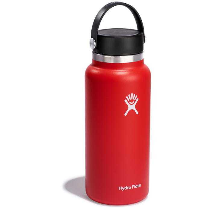 Powder Coated Hydro Flask(32oz/960ml,Common Blank,Red+Orange+Blue)