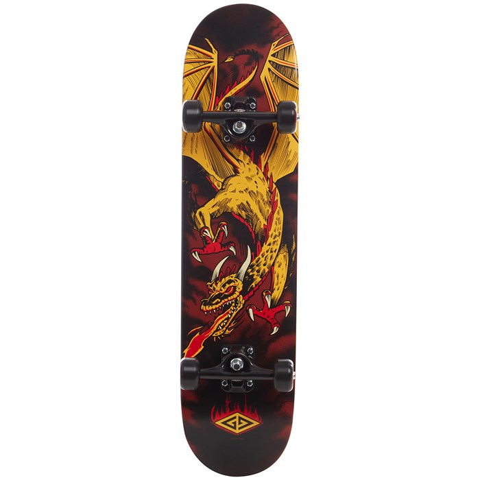 Powell Peralta Golden Dragon Flying Dragon 2 7.625 Skateboard ...