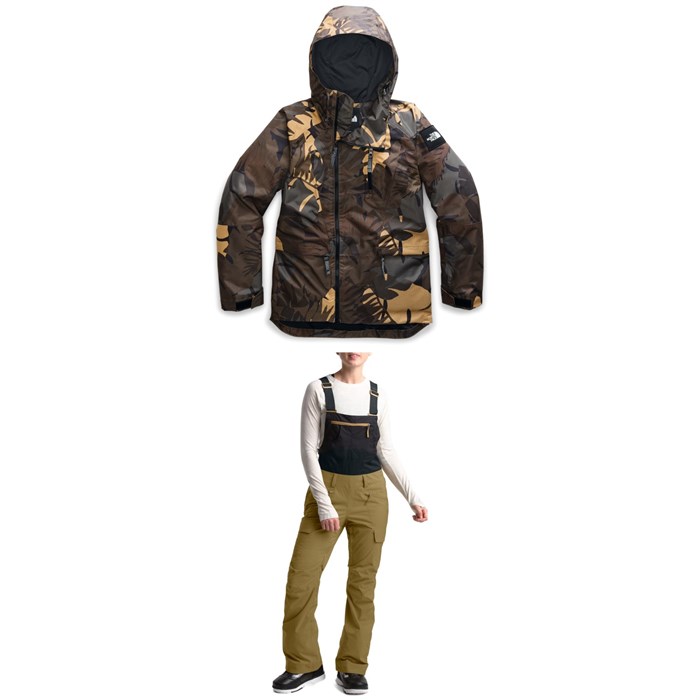 The North Face - Superlu Jacket + The North Face Freedom Bibs - Women's