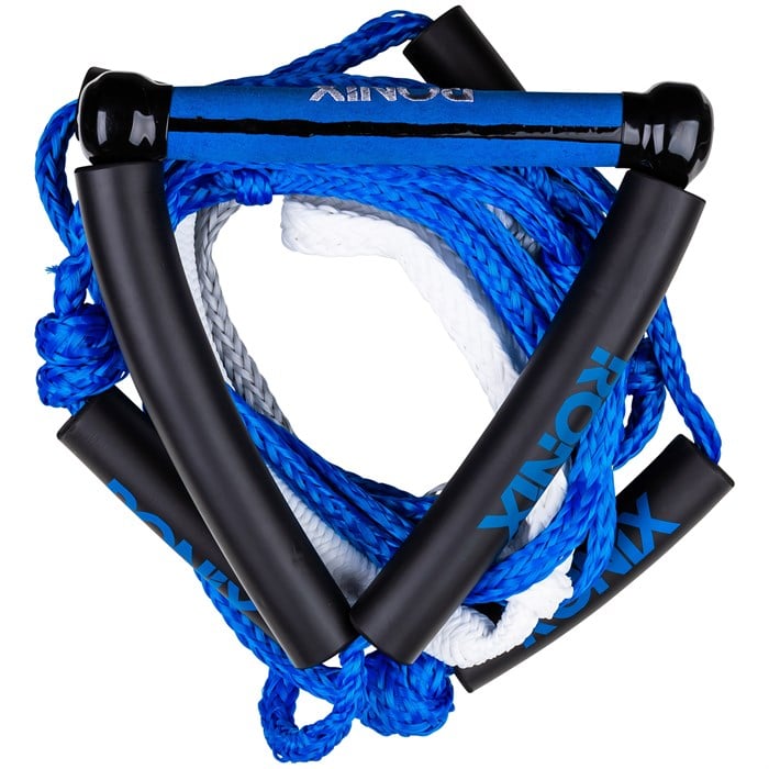 Ronix - 10" Hide Grip Handle + 25 ft 5-Section Bungee Surf Rope 2024