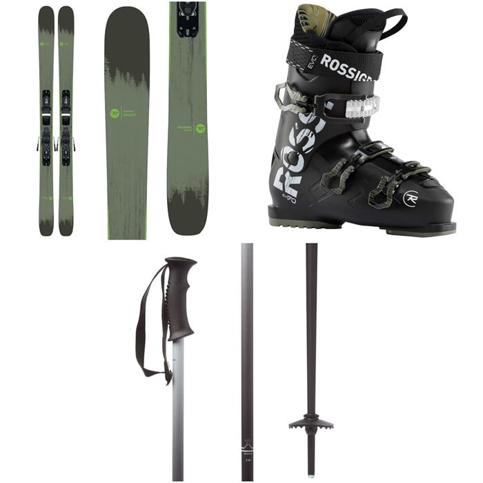 Rossignol - Smash 7 Skis + Xpress 10 Bindings + Evo 70 Ski Boots + evo Double-E Ski Poles 2020