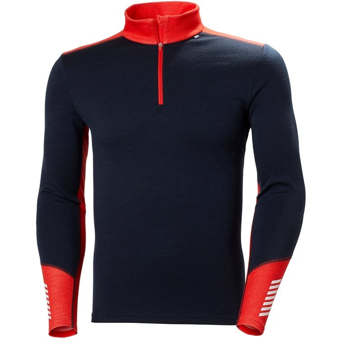 Helly Hansen - Helly Hansen Lifa Merino Midweight 1/2 Zip Baselayer Top - Men's