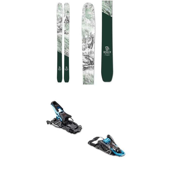 Icelantic - Natural 101 Skis 2020 + Salomon S/Lab Shift MNC Alpine Touring Ski Bindings 2020
