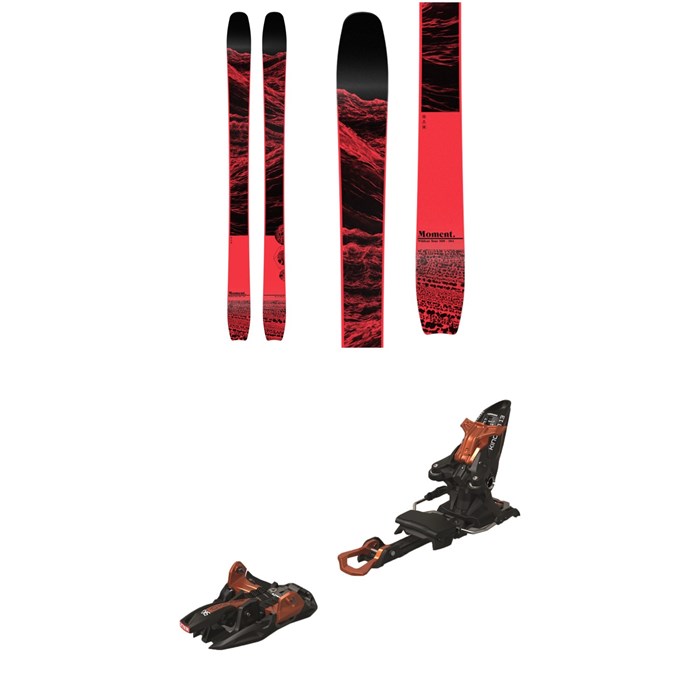Moment - Wildcat Tour 108 Skis 2020 + Marker Kingpin 13 Alpine Touring Ski Bindings 2020
