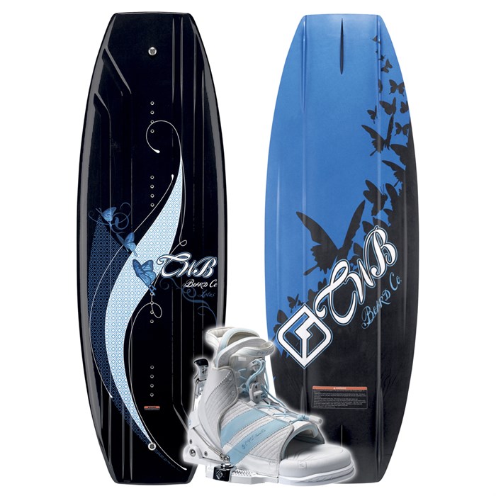 CWB Lotus Wakeboard + Sage w/Hinge Boots Women's Blem 2008 evo