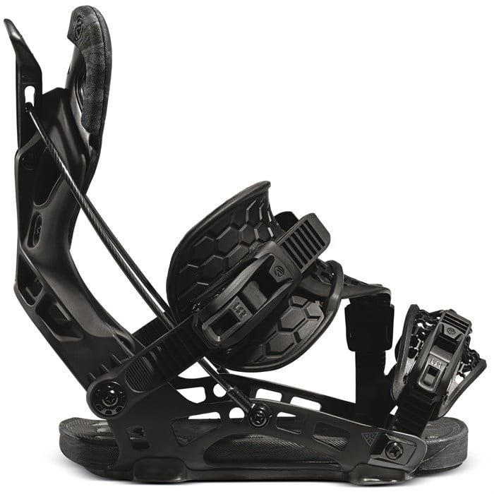 Flow Snowboard Bindings With LSR Ratchets Hybrid Toe Strap Kit 