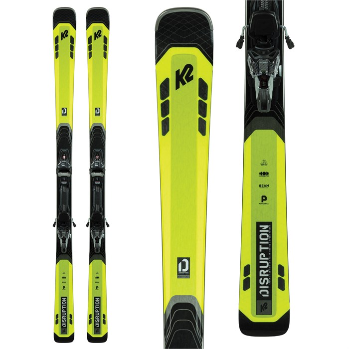 K2 Disruption 82Ti Skis + MXCell 12 TCx Quikclik Bindings 2022 evo Canada