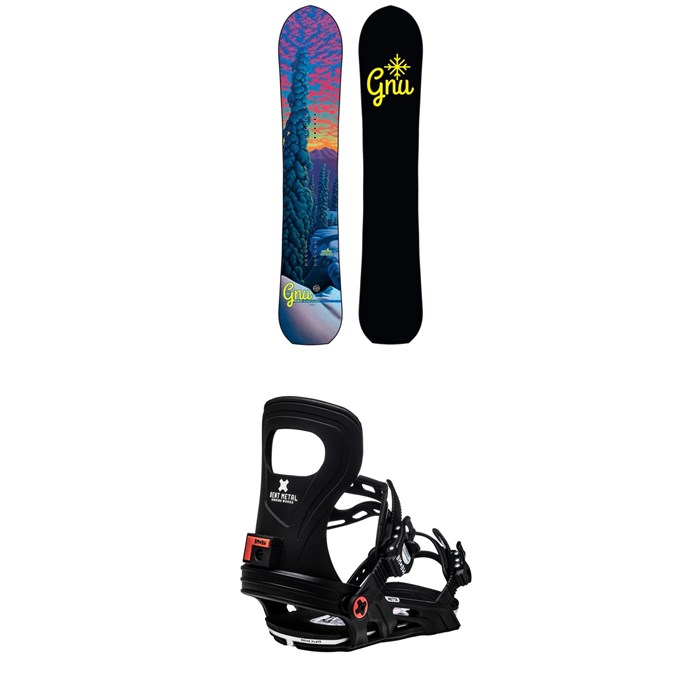 GNU - Klassy C2X Snowboard + Bent Metal Metta Snowboard Bindings - Women's 2021