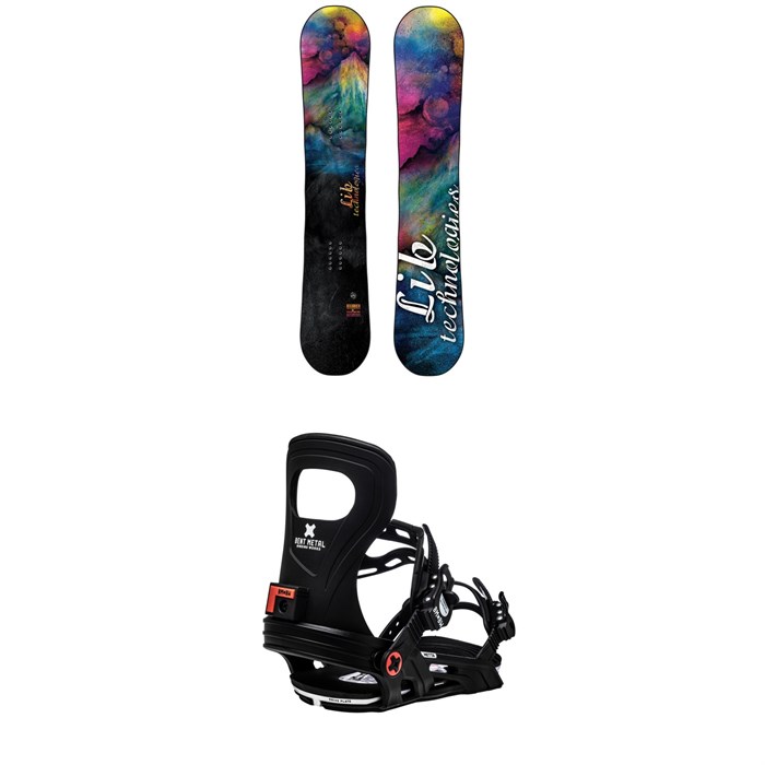 Lib Tech - Lib Tech Glider BTX Snowboard + Bent Metal Metta Snowboard Bindings - Women's 2021
