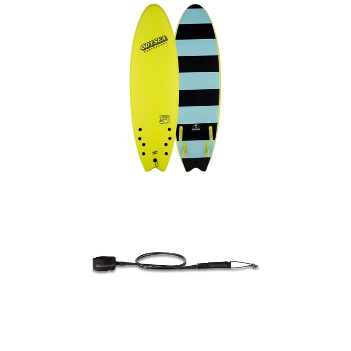 Catch Surf - Odysea 6'0" Skipper Quad-Fin Surfboard + Dakine Kainui Team 6' Leash