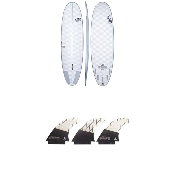 Lib Tech - Pickup Stick Surfboard + Lib Tech Tri Medium Fin Set