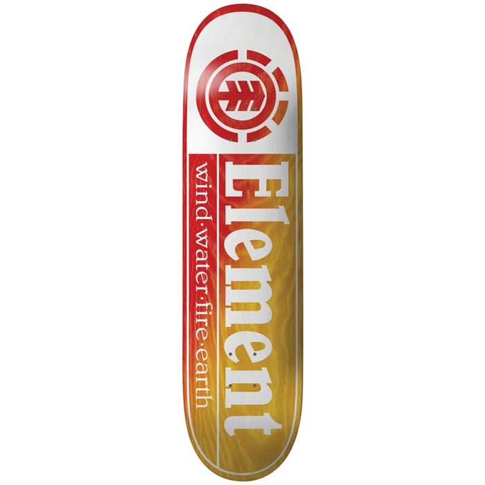 Element - Section Yellow Red 8.5 Skateboard Deck