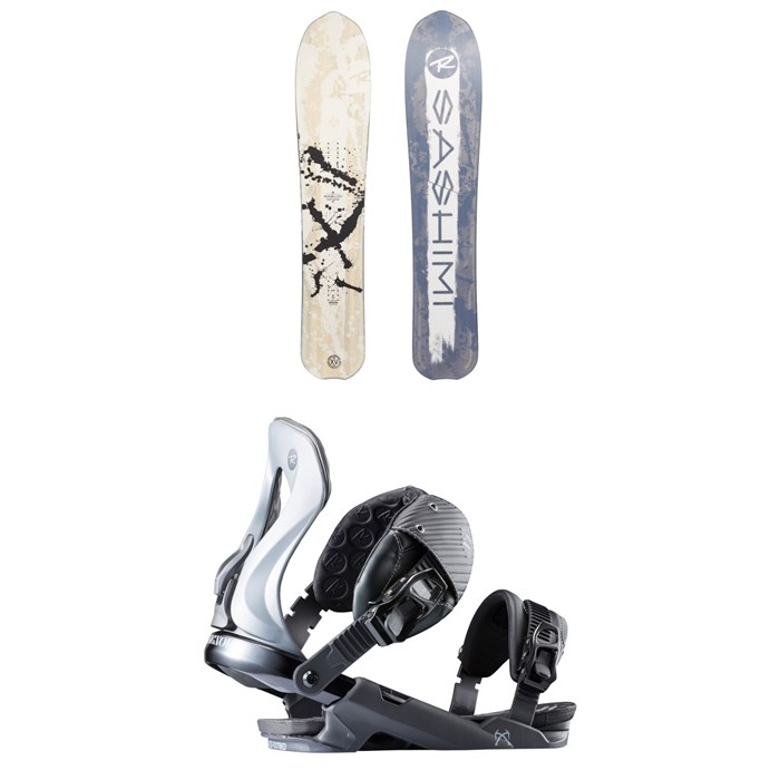 Rossignol - XV Sashimi LG White Label Snowboard + XV Snowboard Bindings 2020