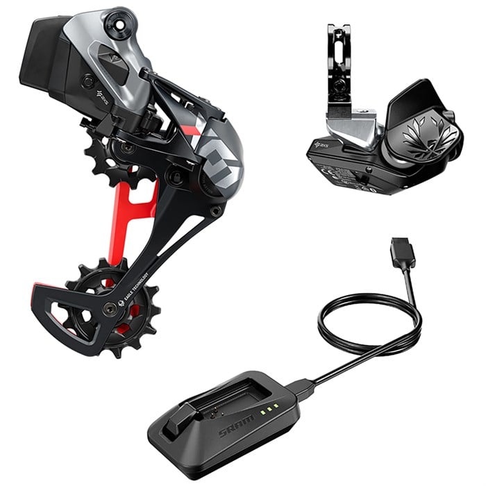 SRAM X01 Eagle AXS 12速リアディレイラー レッド 52T＿並行輸入