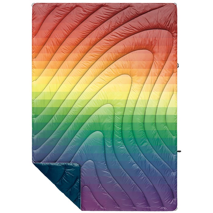 Rumpl - Original Puffy Blanket - Rainbow Fade