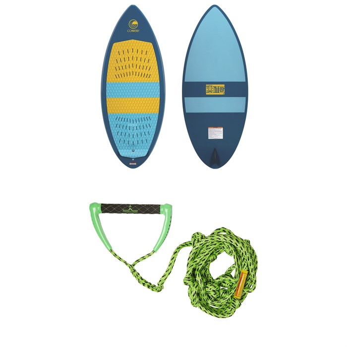 Connelly - Habit Wakesurf Board 2020 + Proline x evo LGS Surf Handle + 25 ft Air Line