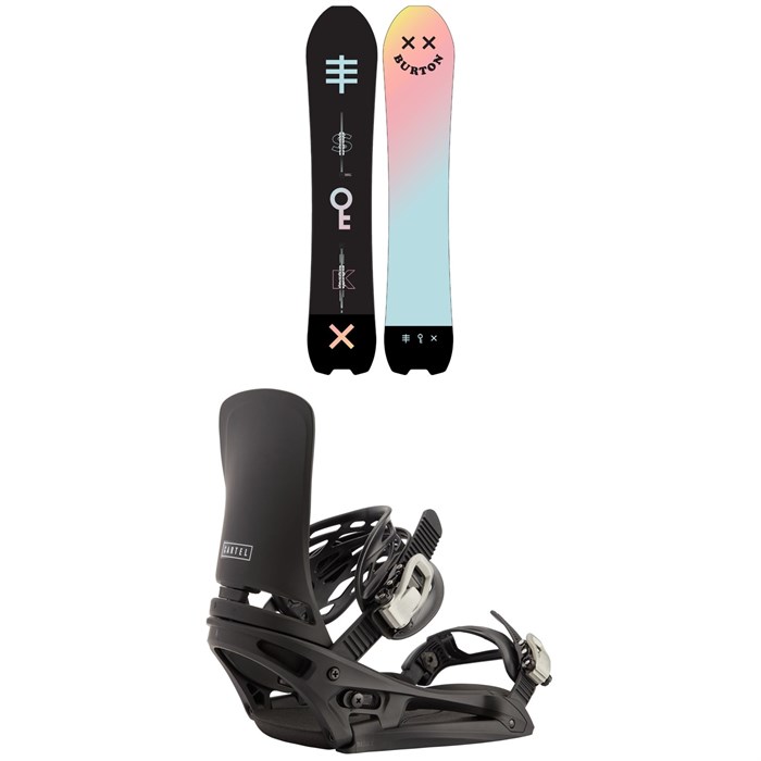 Burton - Skeleton Key Snowboard + Cartel EST Snowboard Bindings 2021