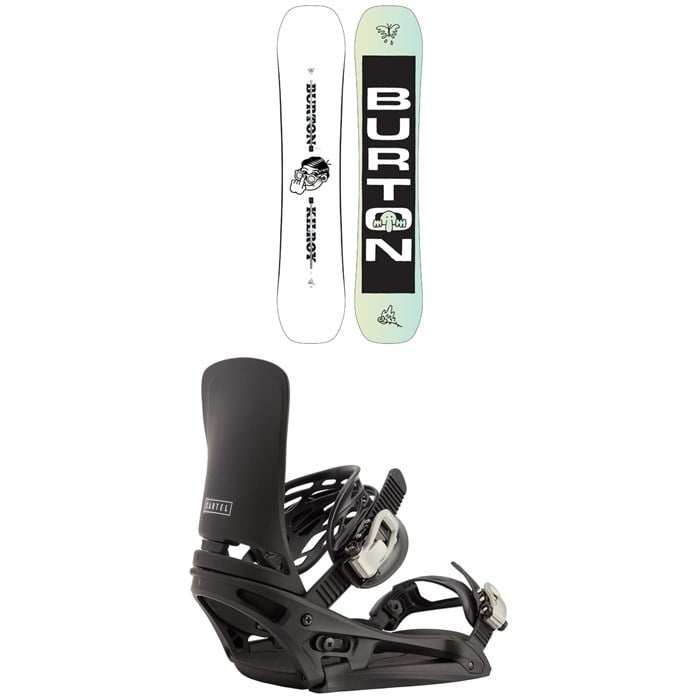 Burton - Kilroy Twin Snowboard + Cartel EST Snowboard Bindings 2021