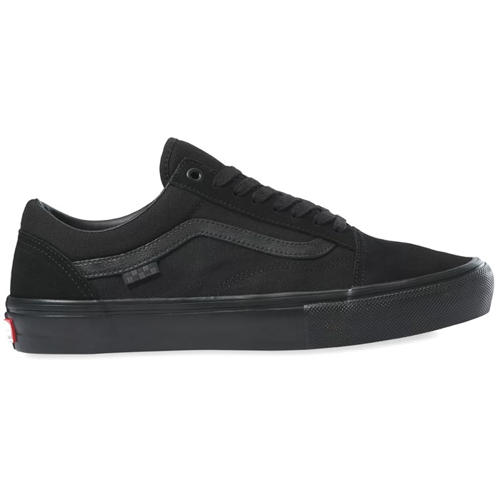 Vans Shoes Mens 9 Black Gray Old Skool Pro Skateboard Low Top Sneakers  Casual