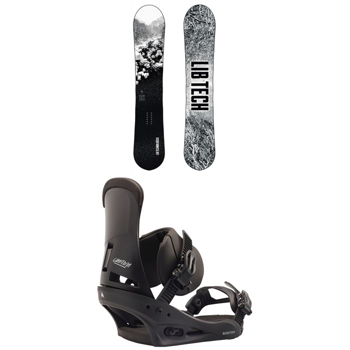 Lib Tech - Cold Brew C2 Snowboard + Burton Custom Snowboard Bindings 2020