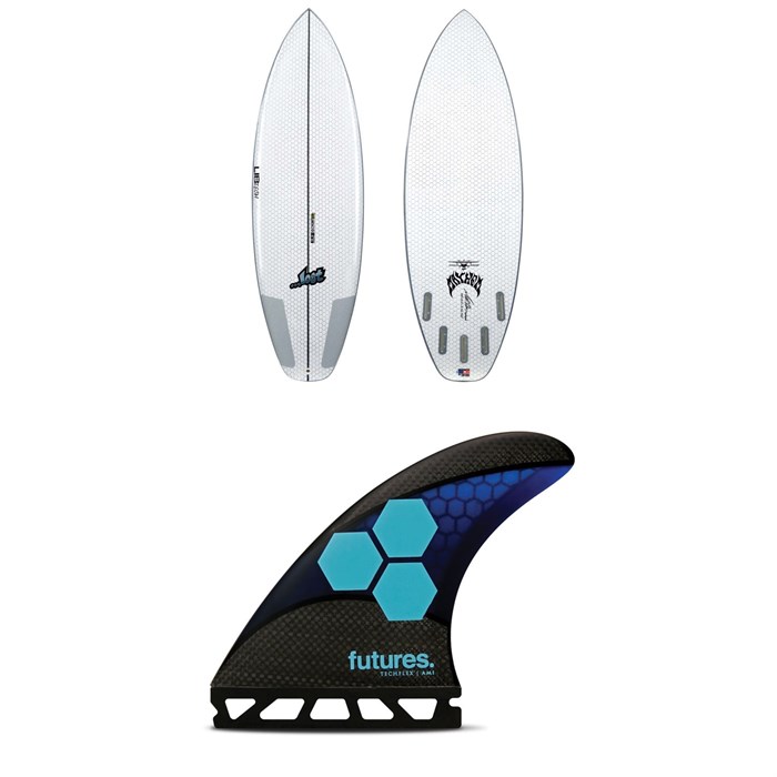 Lib Tech - x Lost Puddle Jumper HP (Futures) Surfboard + Futures AM1 Medium Techflex Tri Fin Set
