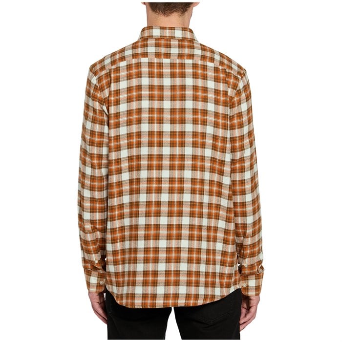 Volcom Mens Repeater Long Sleeve Flannel Shirt