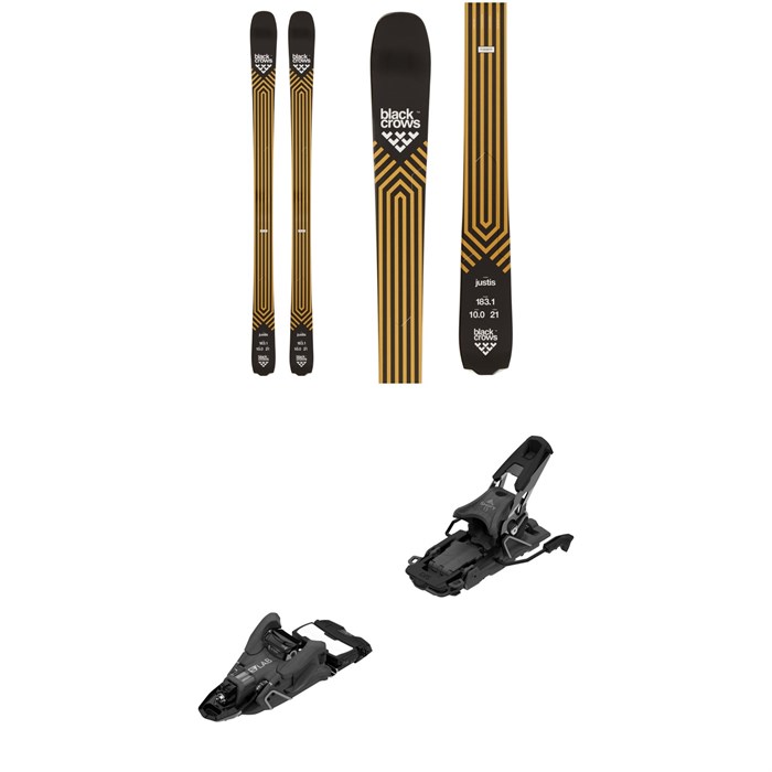 Black Crows - Justis Skis + Salomon S/Lab Shift MNC 13 Alpine Touring Ski Bindings 2022