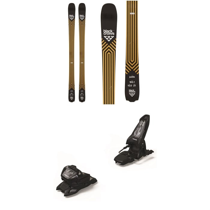Black Crows - Justis Skis + Marker Griffon 13 ID Ski Bindings 2022