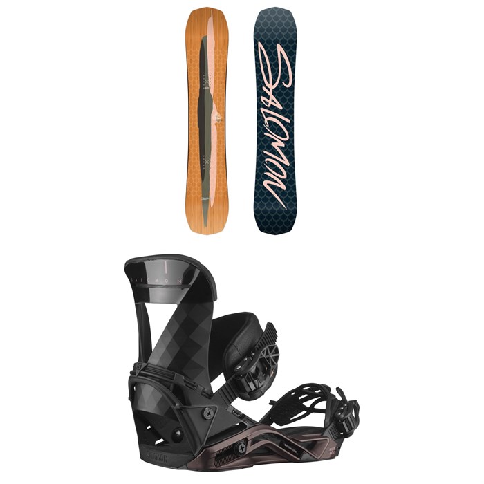 Salomon - Salomon Rumble Fish Snowboard + Mirage Snowboard Bindings - Women's 2021