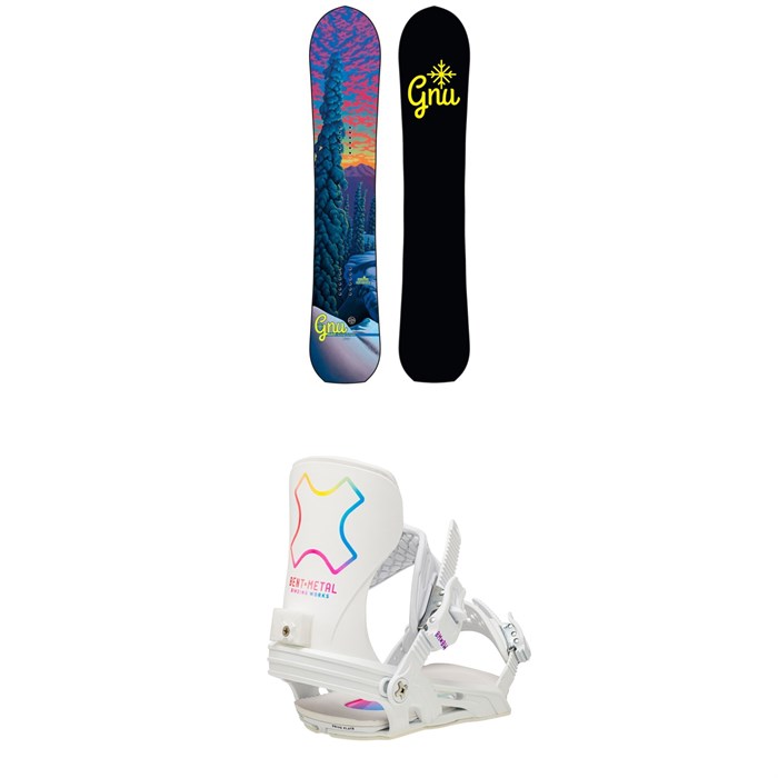 GNU - Klassy C2X Snowboard + Bent Metal Stylist Snowboard Bindings - Women's 2021