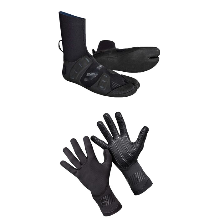 O'Neill - 3mm Mutant Split Toe Wetsuit Boots + 1.5mm Psycho Tech Gloves