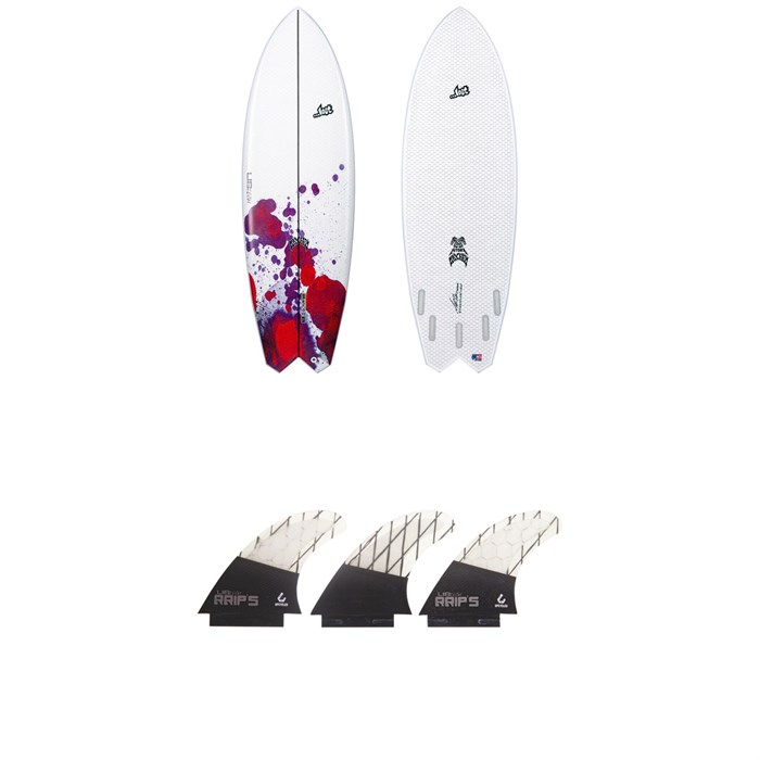 Lib Tech - x Lost Hydra Surfboard + Tri Medium Fin Set