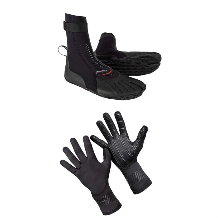 O'Neill - 3mm Heat ST Boots + Psycho Tech 1.5mm Gloves
