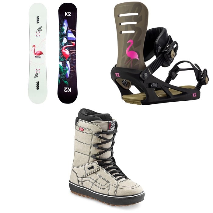 K2 - Medium Snowboard + Formula Snowboard Bindings + Vans Hi Standard OG Snowboard Boots 2021