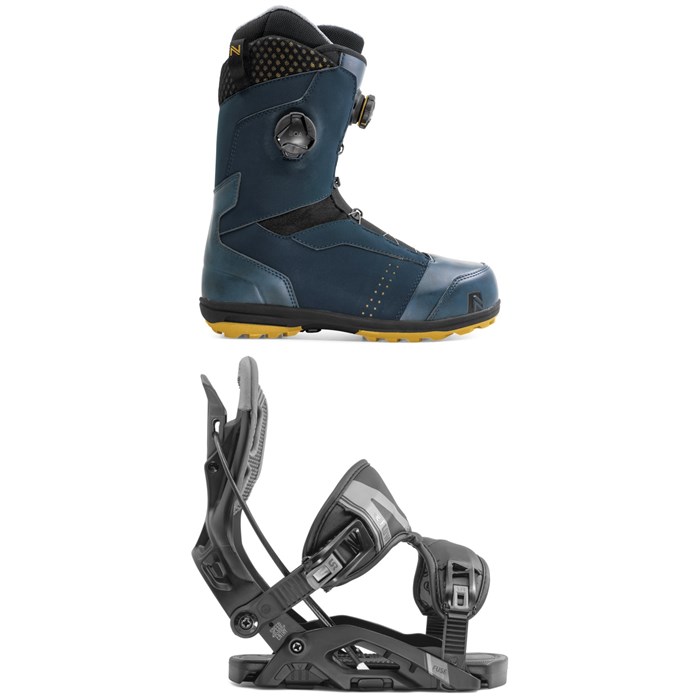 Nidecker - Triton Focus Boa Snowboard Boots + Flow Fuse Fusion Snowboard Bindings 2020