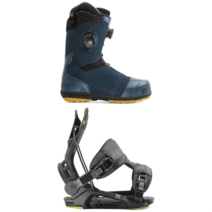 Nidecker - Triton Focus Boa Snowboard Boots + Flow Fenix Snowboard Bindings 2020