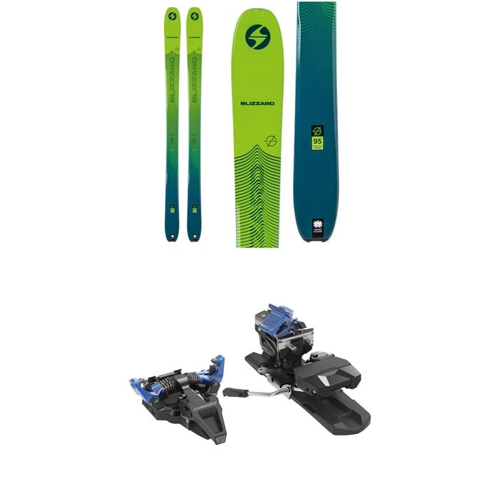 Blizzard - Zero G 95 Skis + Dynafit ST Radical Alpine Touring Ski Bindings 2021