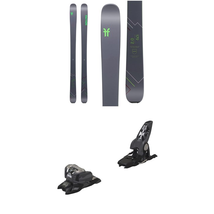 Faction - Agent 2.0 Skis + Marker Griffon 13 ID Ski Bindings 2020