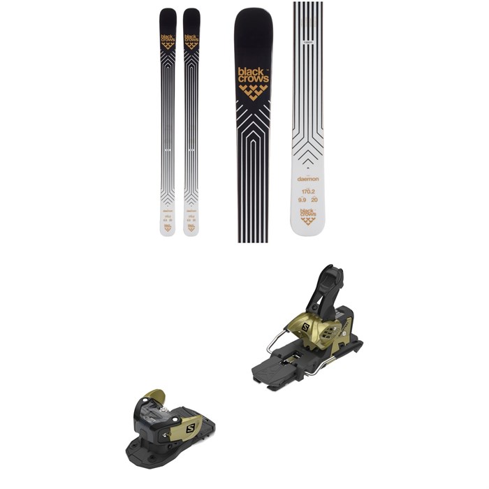 Black Crows - Daemon Skis + Salomon Warden MNC 13 Ski Bindings 2020
