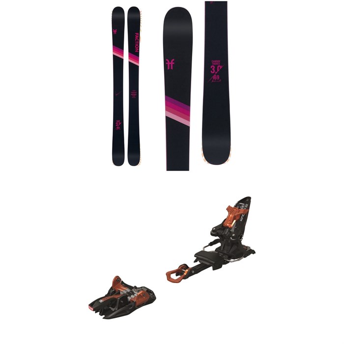 Faction - Candide 3.0X Skis - Women's + Marker Kingpin 10 Alpine Touring Ski Bindings 2020
