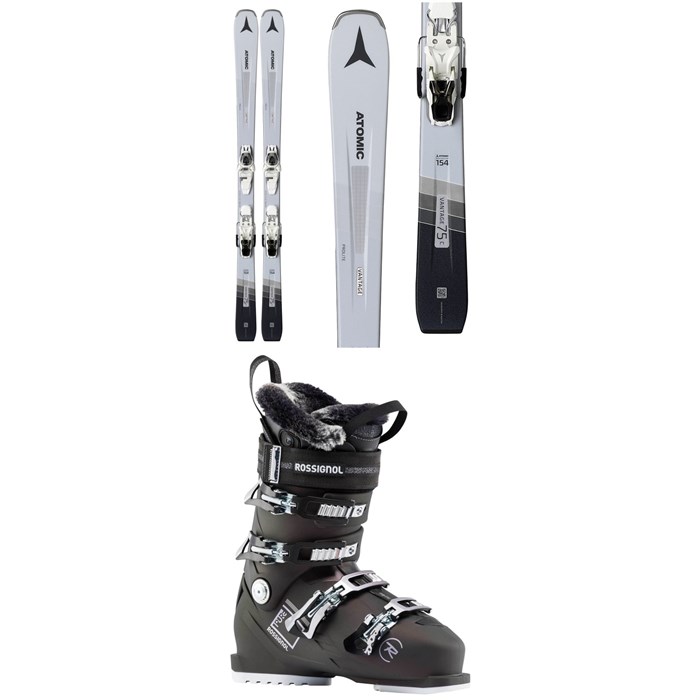 Atomic - Vantage 75 C W Skis + L 10 GW Bindings + Rossignol Pure Heat Ski Boots - Women's 2020